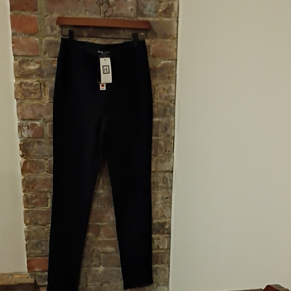 Frank Lyman Design Black High-Waist Trousers